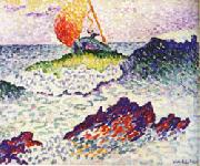 Henri Edmond Cross Afternoot at Pardigon oil on canvas